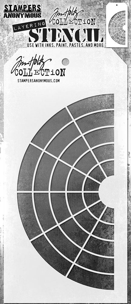 Stampers Anonymous Layering Stencil , Wheel