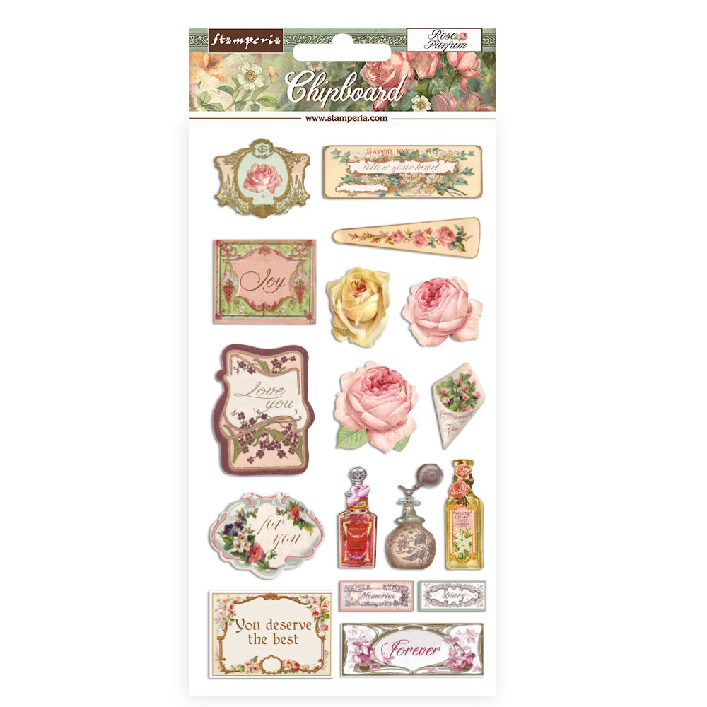 Stamperia - Rose Parfum Collection Die Cuts