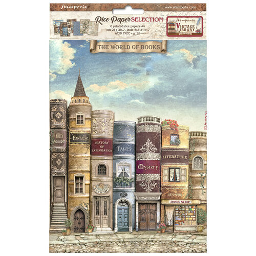 Stamperia - Vintage Library Collection