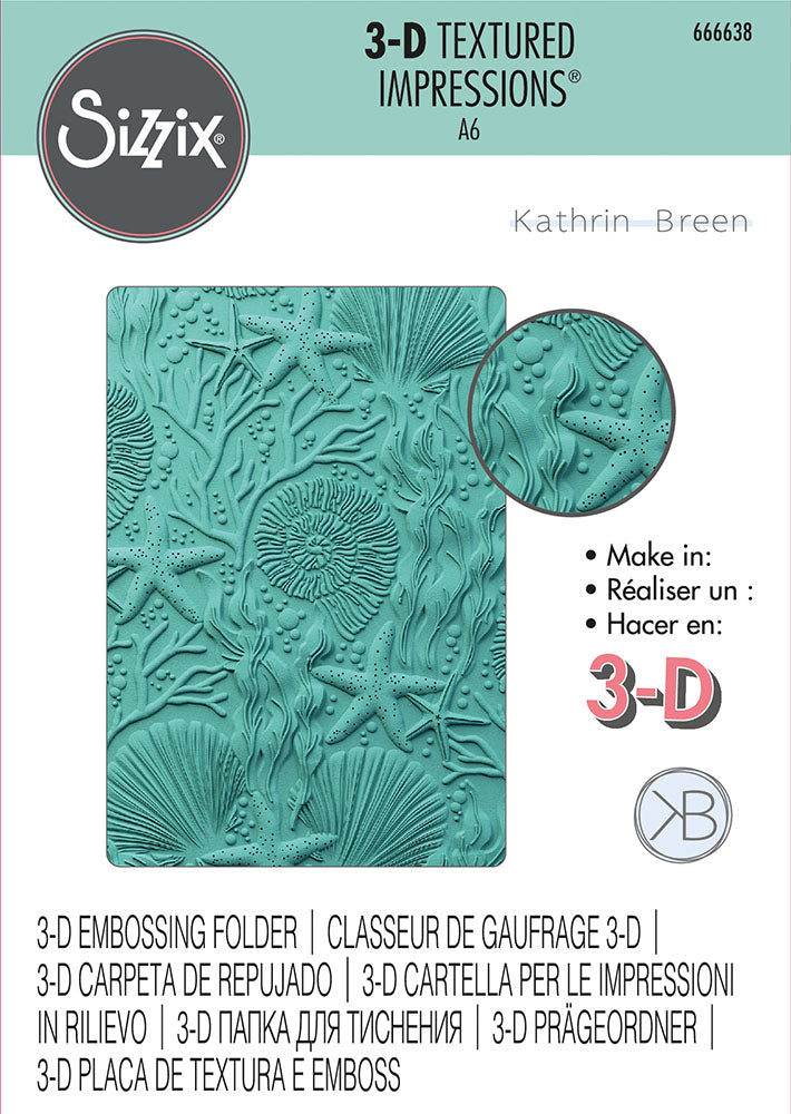 Sizzix - 3D Textured Impressions - Embossing Folder - Under the Sea