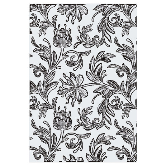 Sizzix 3D Texture Fades Embossing Folder Large Typewriter