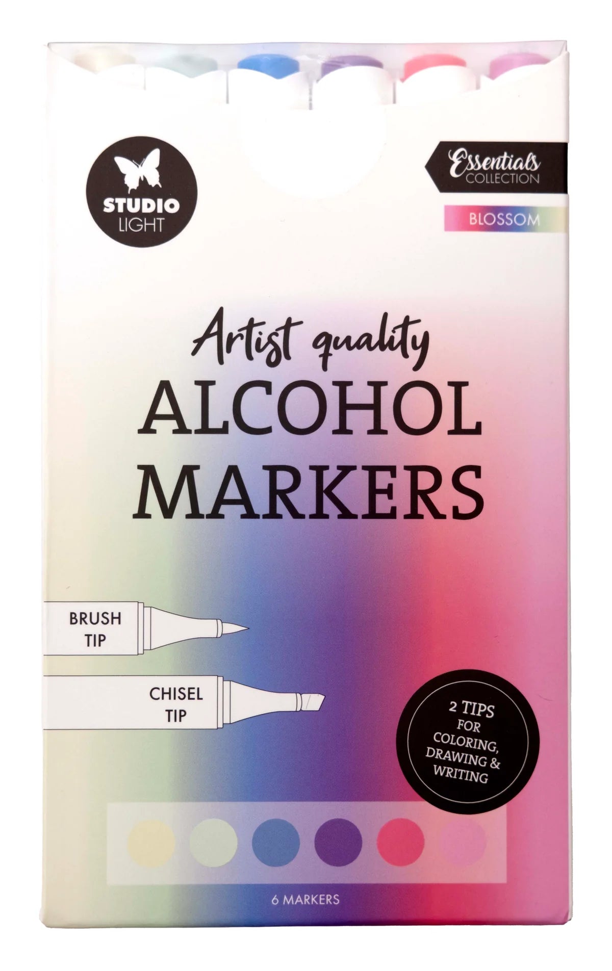 Studio Light - Alcohol Markers - Blossom 6pcs