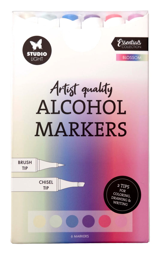 Studio Light - Alcohol Markers - Blossom 6pcs