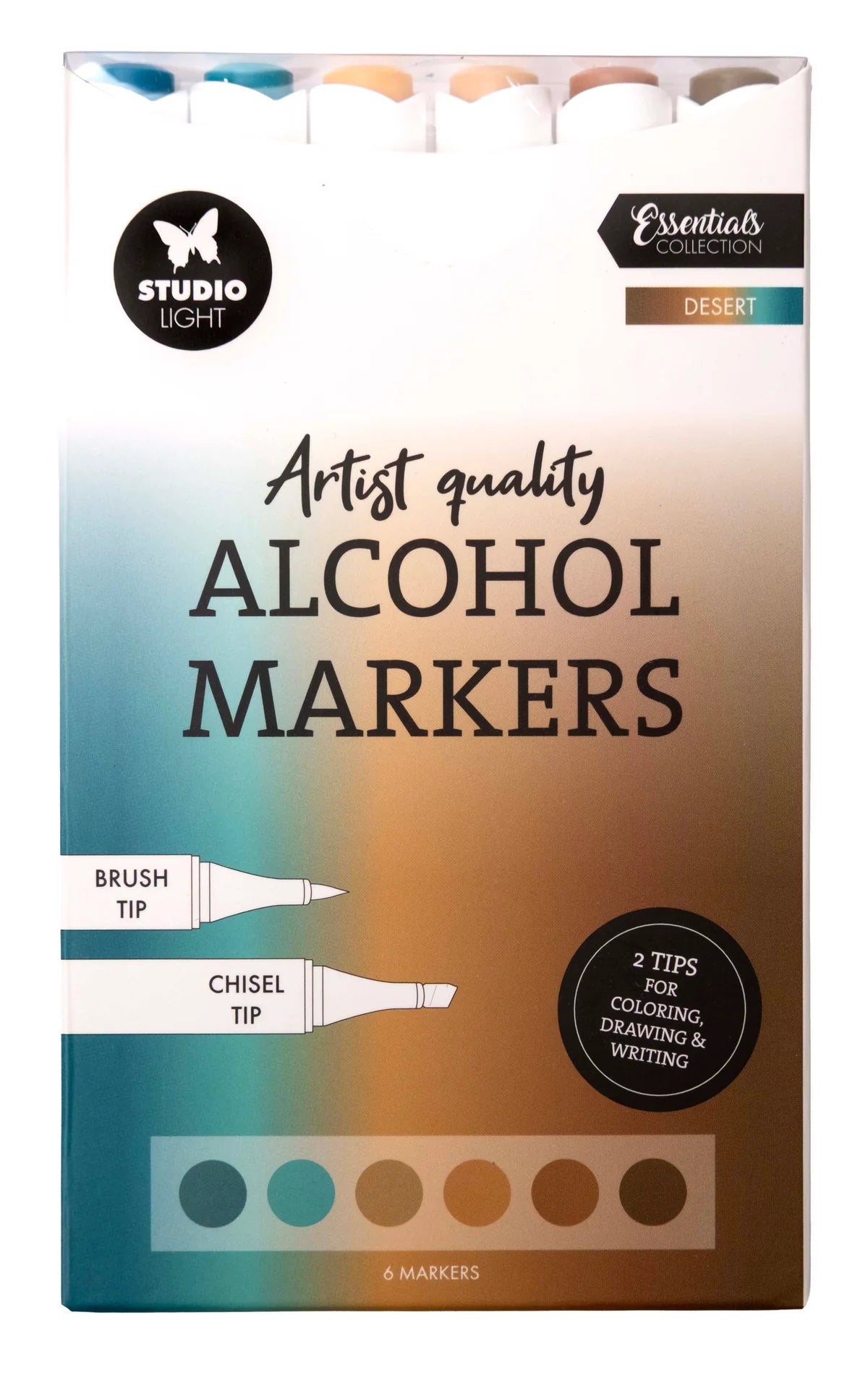 Studio Light - Alcohol Markers - Desert 6pcs