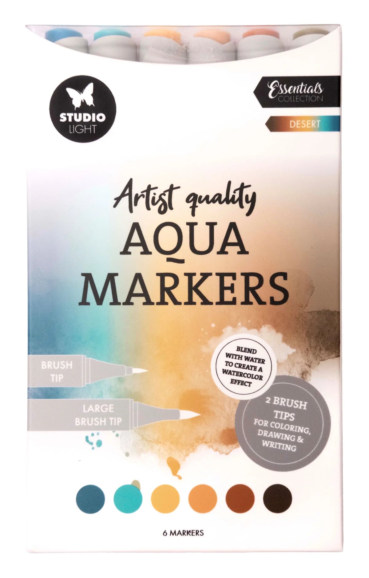 Studio Light - Aqua Markers - Desert 6pcs