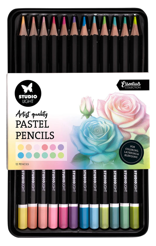 Studio Light - Essential Pastel Shade Pencils 12 Pieces