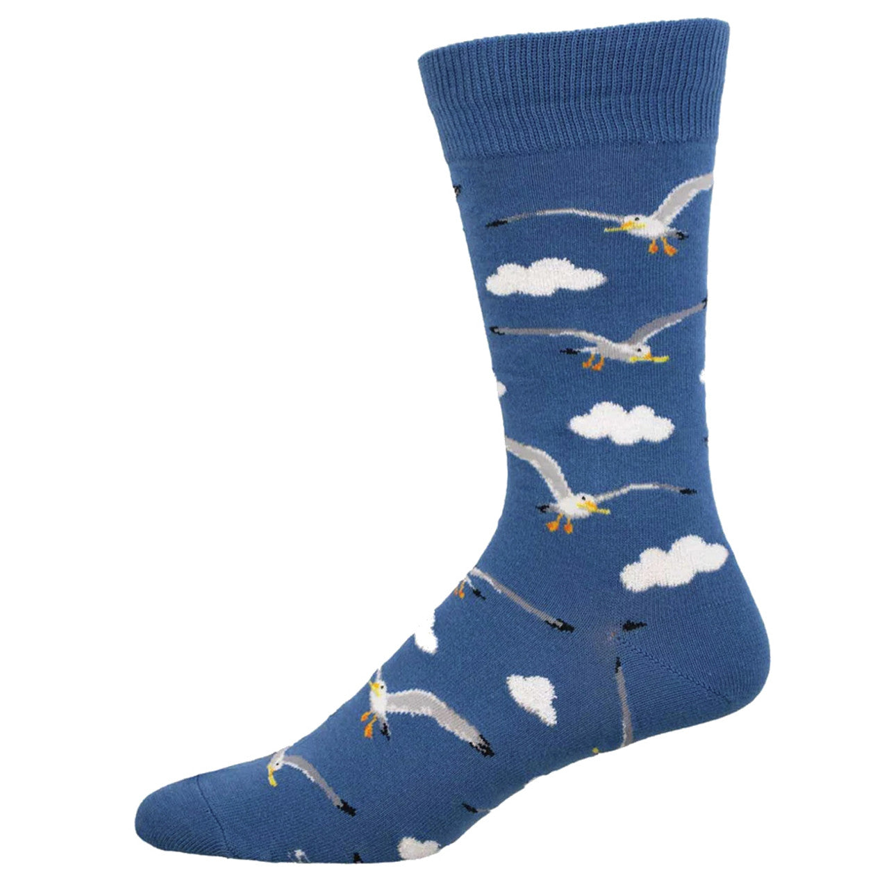 Men's Crew Socks - Mine Now Seagull