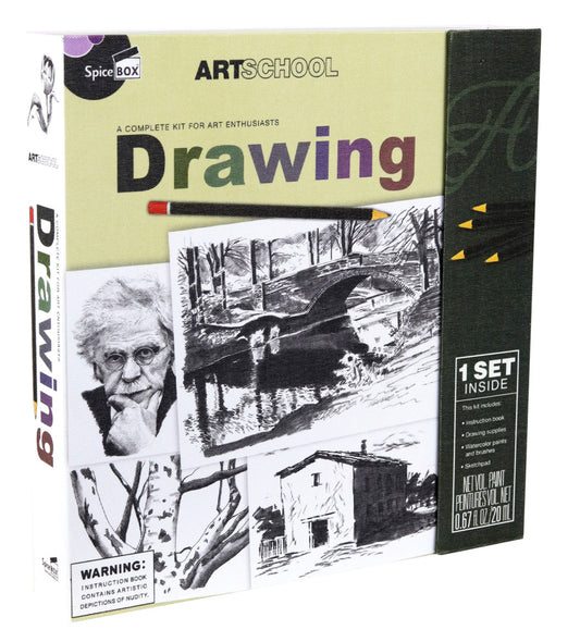Spicebox Art School Drawing Kit