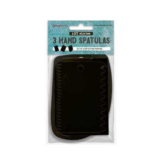 Art Stories Hand Spatulas 3 pc