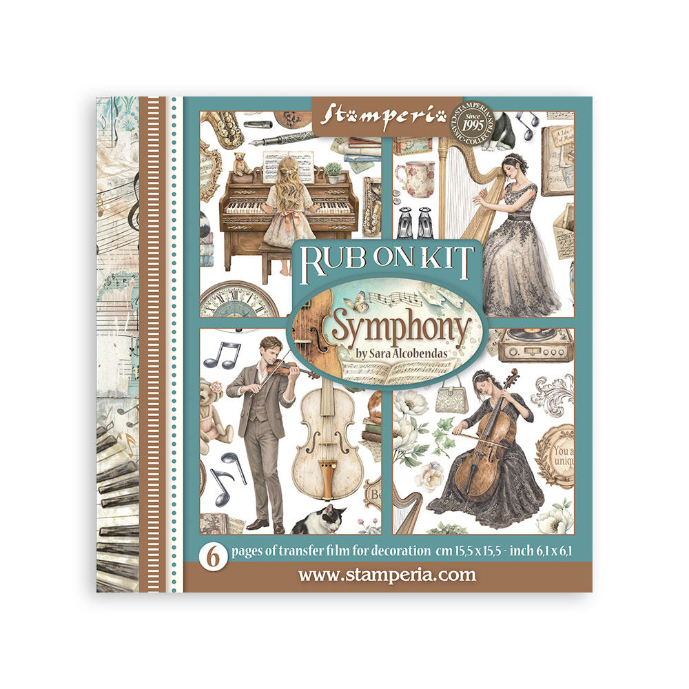 Stamperia Rub on Kit Symphony