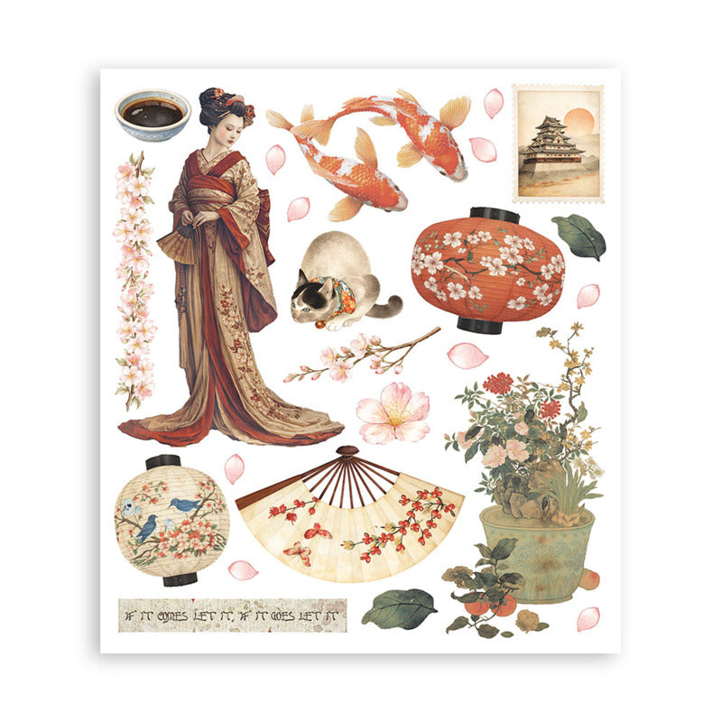 Stamperia Rub on Selection Oriental Garden