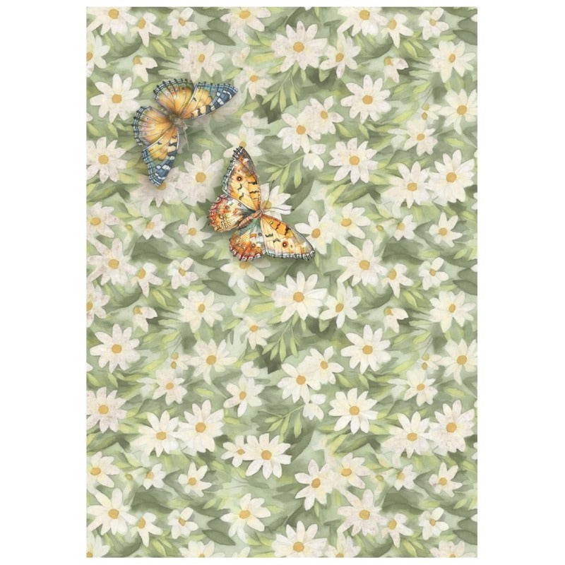 Stamperia - A6 Mini Rice Paper - Daisy Art