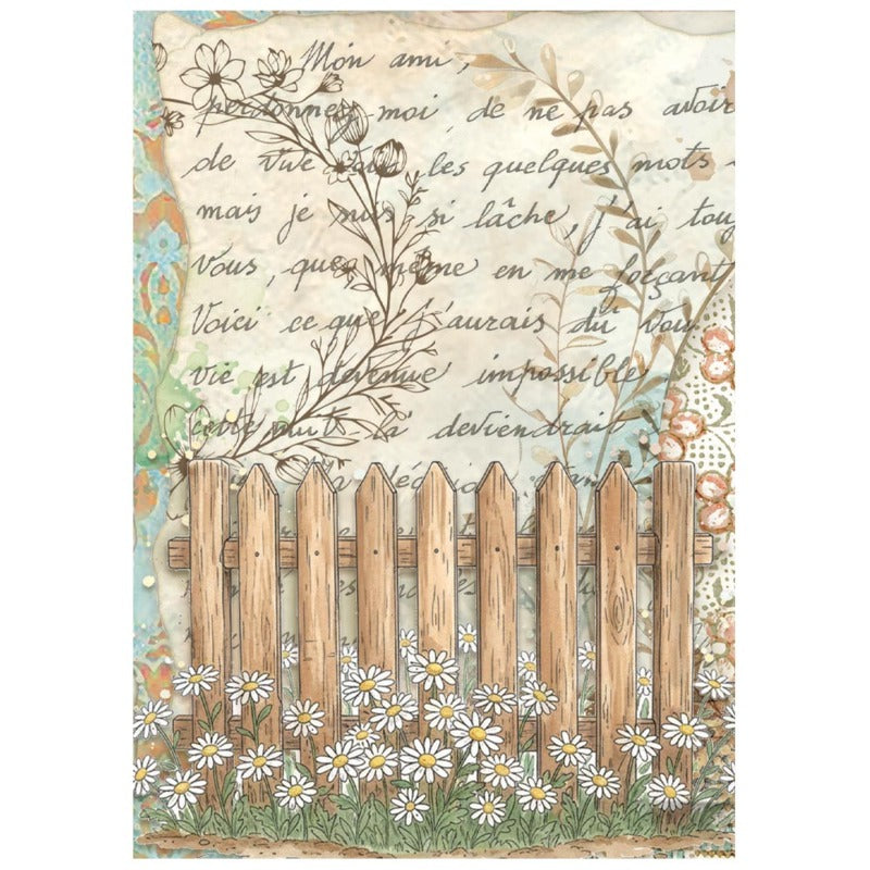 Stamperia - A6 Mini Rice Paper - Daisy Art