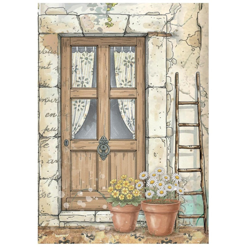 Stamperia - A6 Mini Rice Paper - Daisy Art