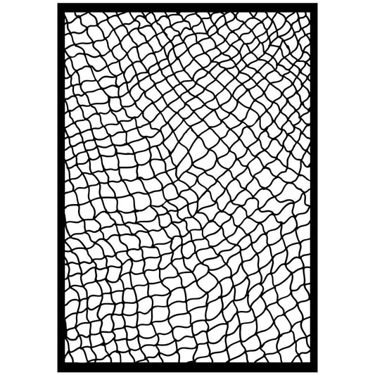 Stamperia - Art Stories - A3 Media Stencil - Fishing net