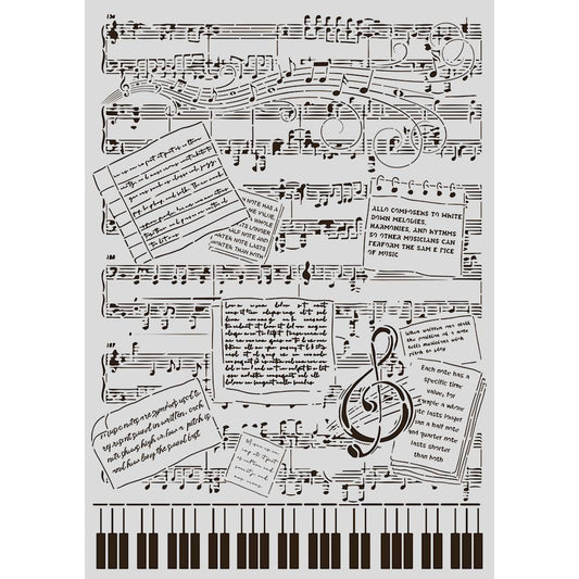 Stamperia Art Stories Media Stencil A3
