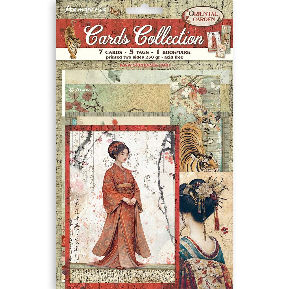 Stamperia Cards Collection Oriental Garden