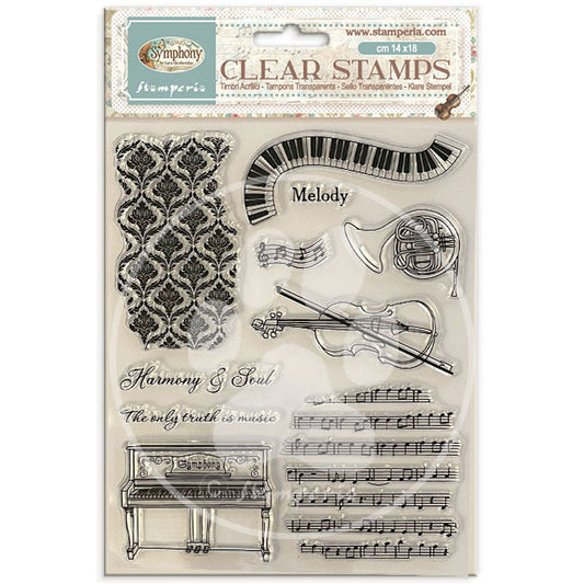 Stamperia Clear Stamps Symphony