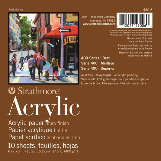 400 Series Acrylic Pad, 6" x 6"