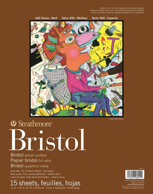 Strathmore 400 Series : Bristol Vellum Pad 11x14"