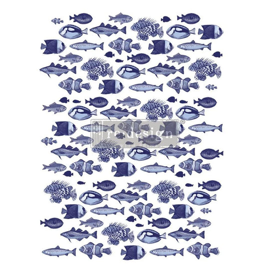 Re-Design With Prima® Decor Transfer - Saltwater Life 25x34"
