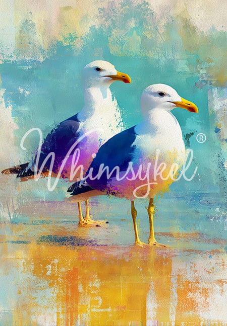 Whimsykel Designs : Decoupage Paper : Saltwater Pause 21x29"