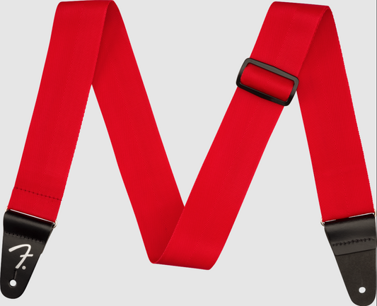 FENDER POLYPRO STRAP RED