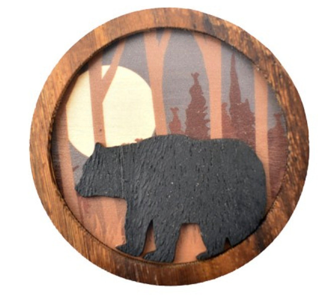 Wood Silhouette Magnets