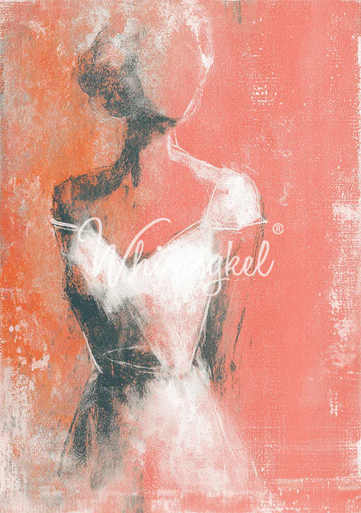Whimsykel Designs : The Shape of Her 21x29"