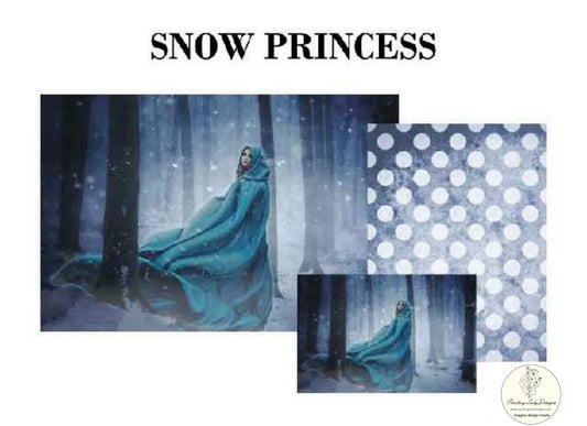 Painting Lady Designs - Snow Princess Decoupage Pack