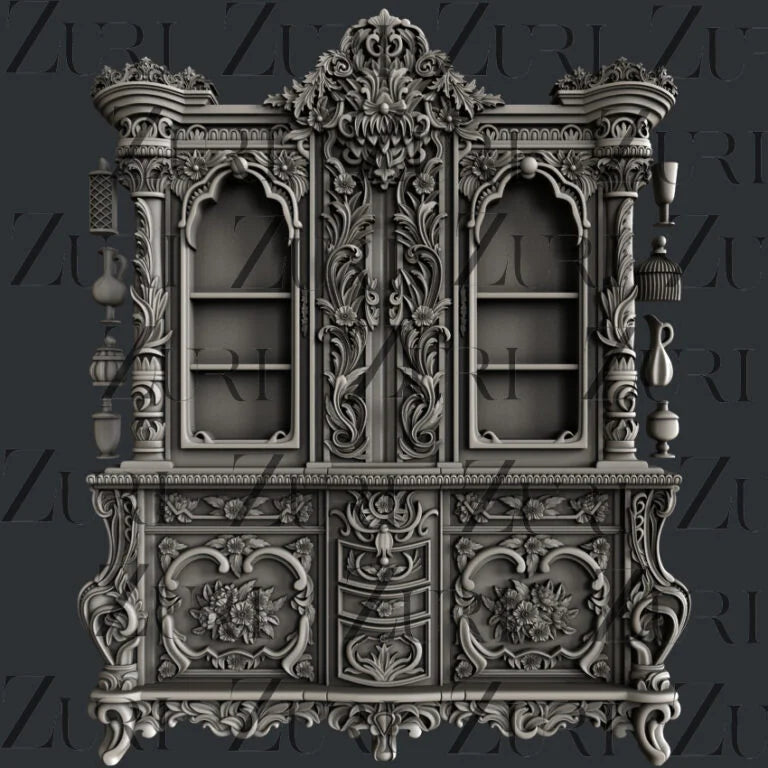 Zuri Mould Heirloom Cabinet Vintage Dreams Collection