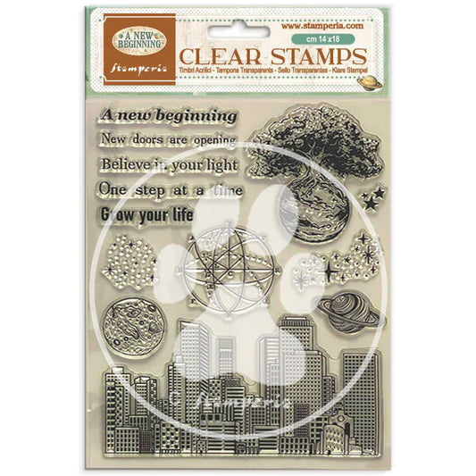 Stamperia A New Beginning Clear Stamps
