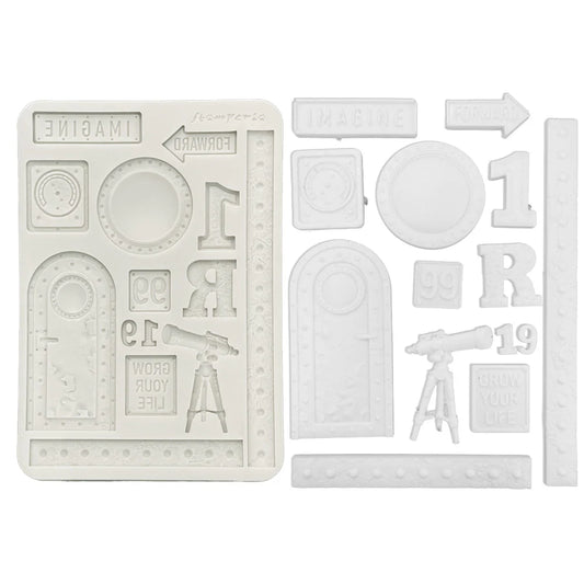 Stamperia A New Beginning Silicone Mould, Telescope A5