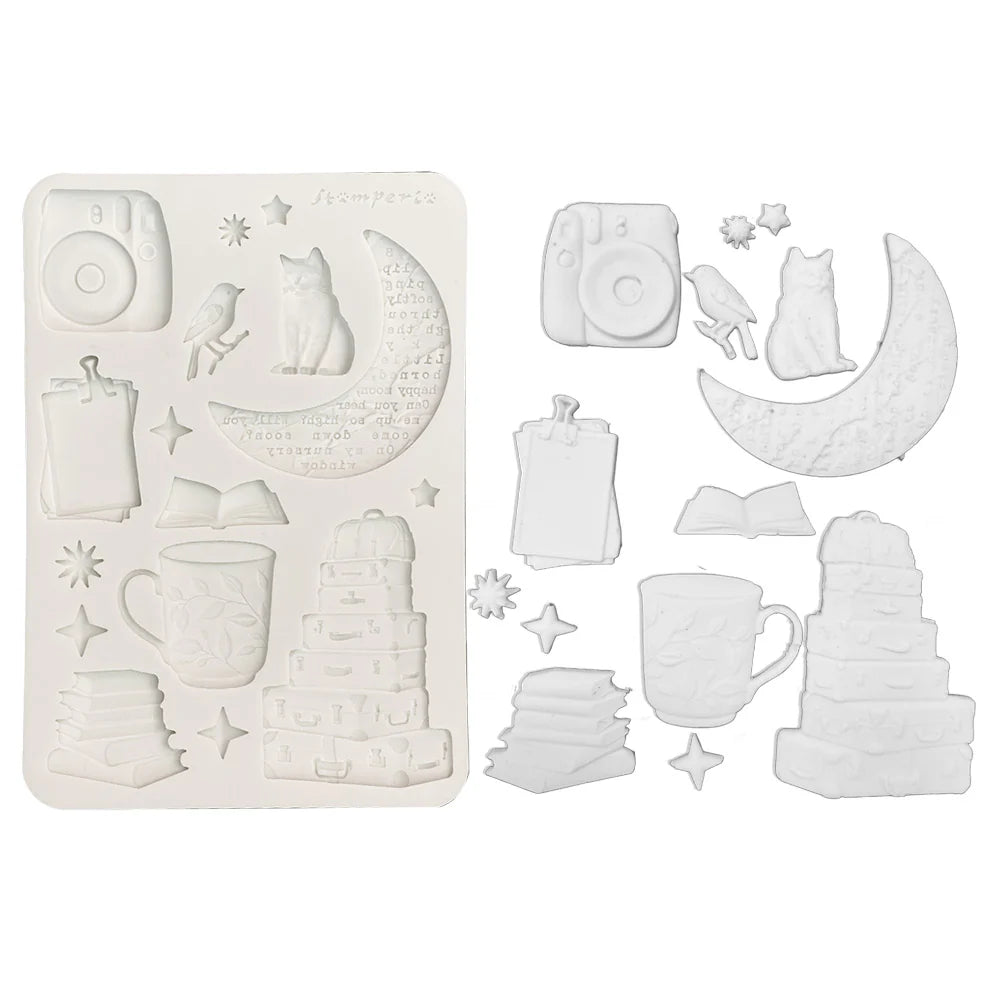 Stamperia Silicone Moulds - Secret Diary A5 Mould