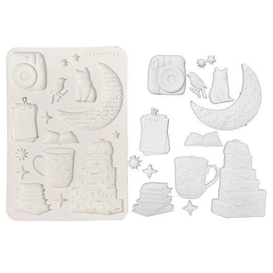 Stamperia Silicone Moulds - Secret Diary A5 Mould