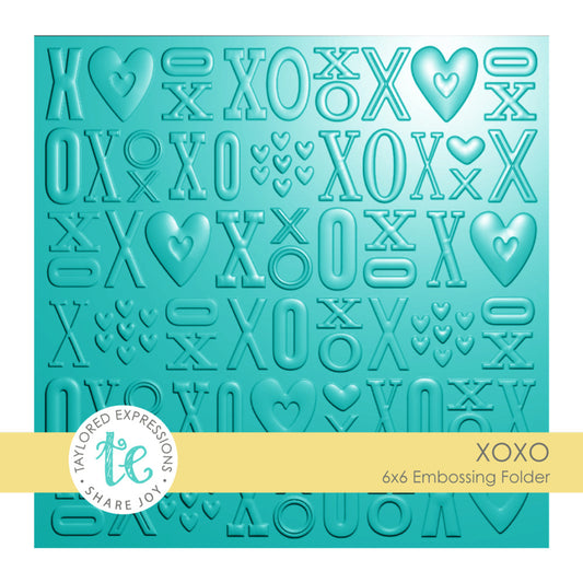 Taylored Expressions : 3D Embossing Folder XOXO