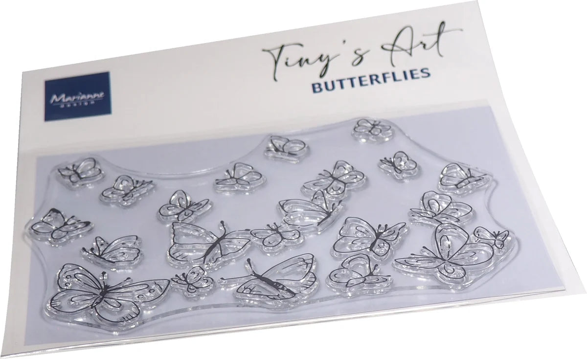 Marianne Design - Tiny's Art - Butterflies Clear Stamp