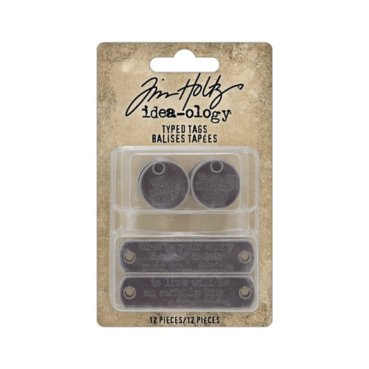 Tim Holtz Idea-Ology : Typed Tags
