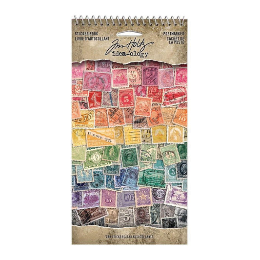 Tim Holtz Idea-ology Sticker Book Postmarked
