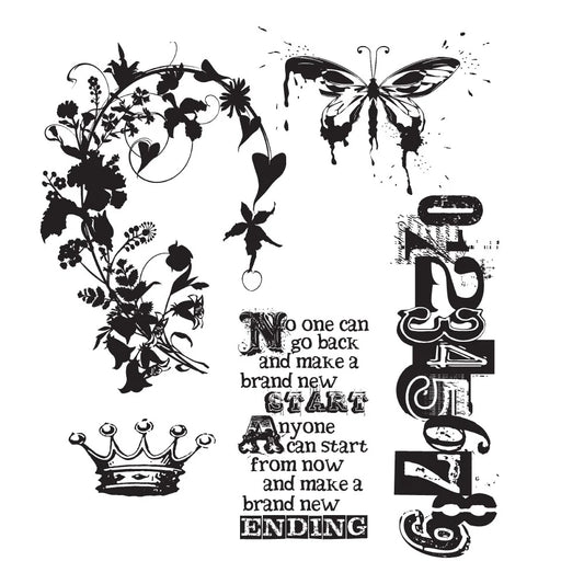 Tim HOltz Stamps Fairytale Frenzy