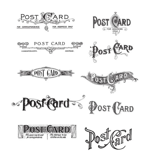 Tim Holtz & Stampers Anonymous - Postcards