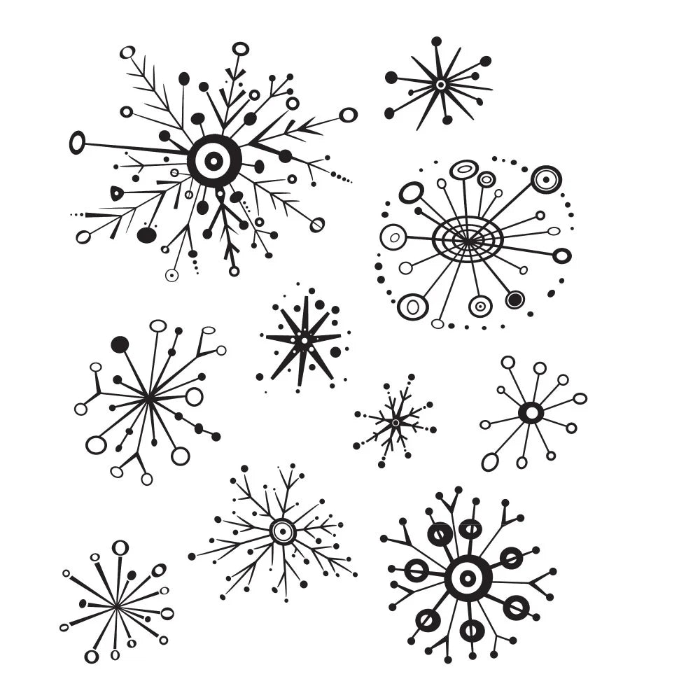 Tim Holtz & Stampers Anonymous - Retro Flakes