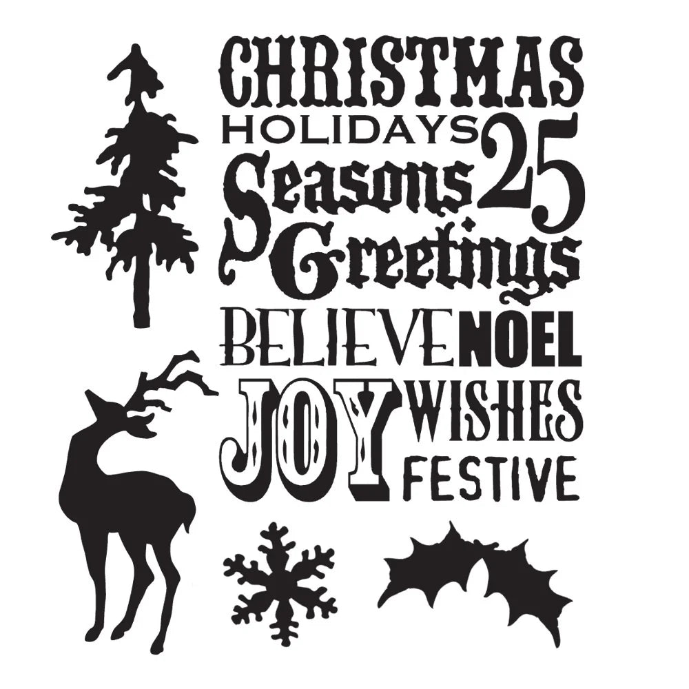 Tim Holtz & Stampers Anonymous - Season's Silhouettes