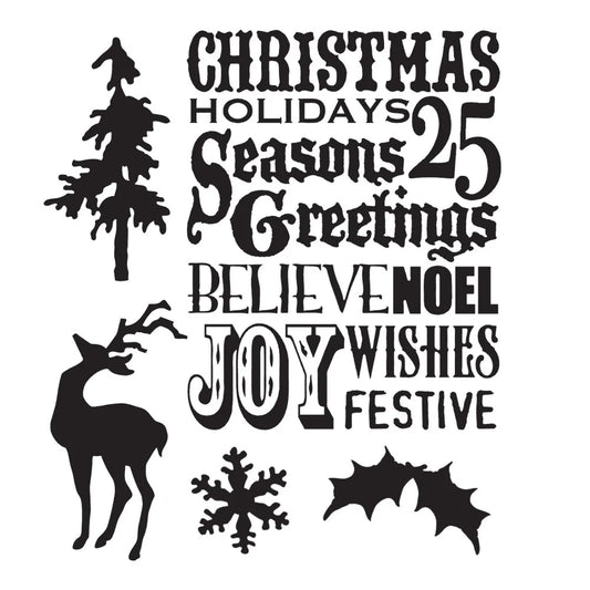 Tim Holtz & Stampers Anonymous - Season's Silhouettes