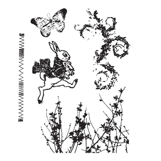 Tim HOltz Spring Sprung Stamp