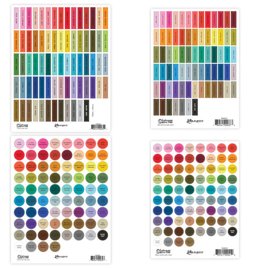 Tim Holtz & Ranger - Distress Label Assorted Sheets
