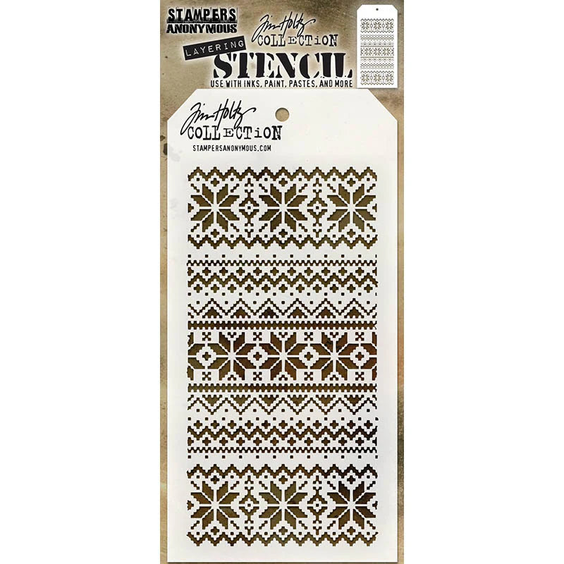 Tim Holtz & Stampers Anonymous Holiday Stencil