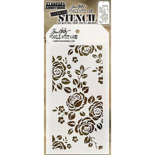 Tim Holtz & Stampers Anonymous - Layering Stencil - Roses