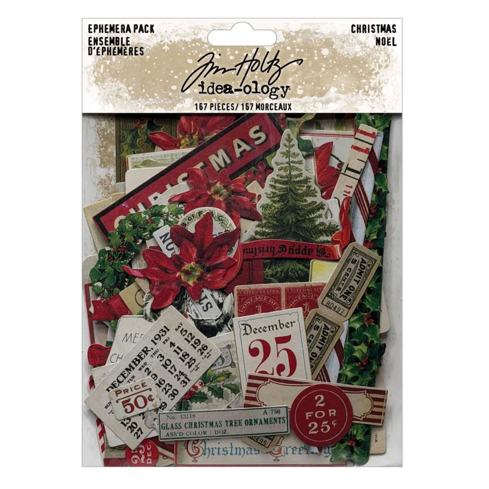Tim Holtz Idea-ology - Ephemera Pack Christmas 2026