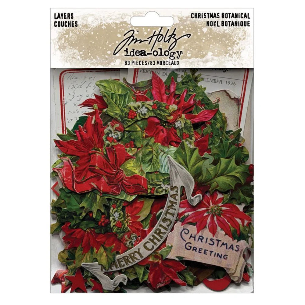 Tim Holtz Idea-Ology Christmas Botanical Layers